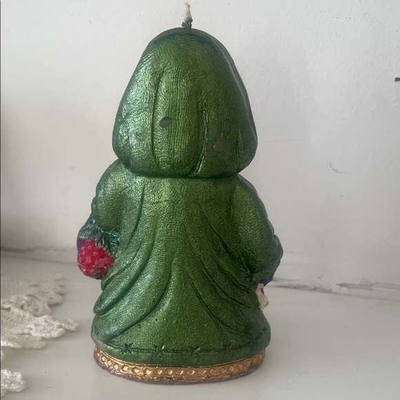 NWOT: Vintage Santa Claus Paraffin Candle - Picture 11 of 16